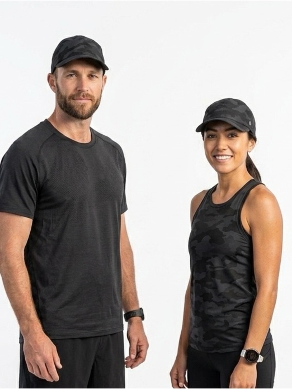 lululemon athletica UNISEX Black/Grey Camo Performance Cap